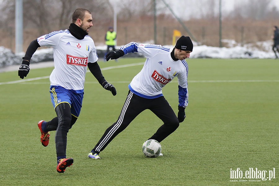 Olimpia Elblg-Sok Ostrda sparing, fot. 2