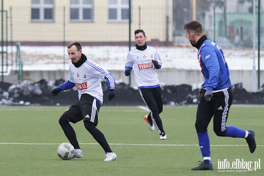 Olimpia Elblg-Sok Ostrda sparing, fot. 8