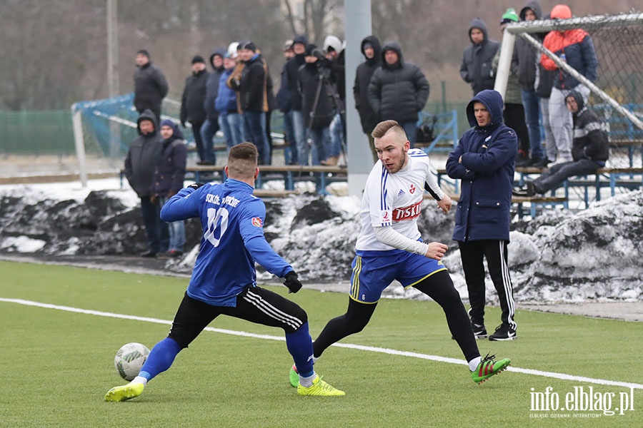 Olimpia Elblg-Sok Ostrda sparing, fot. 15