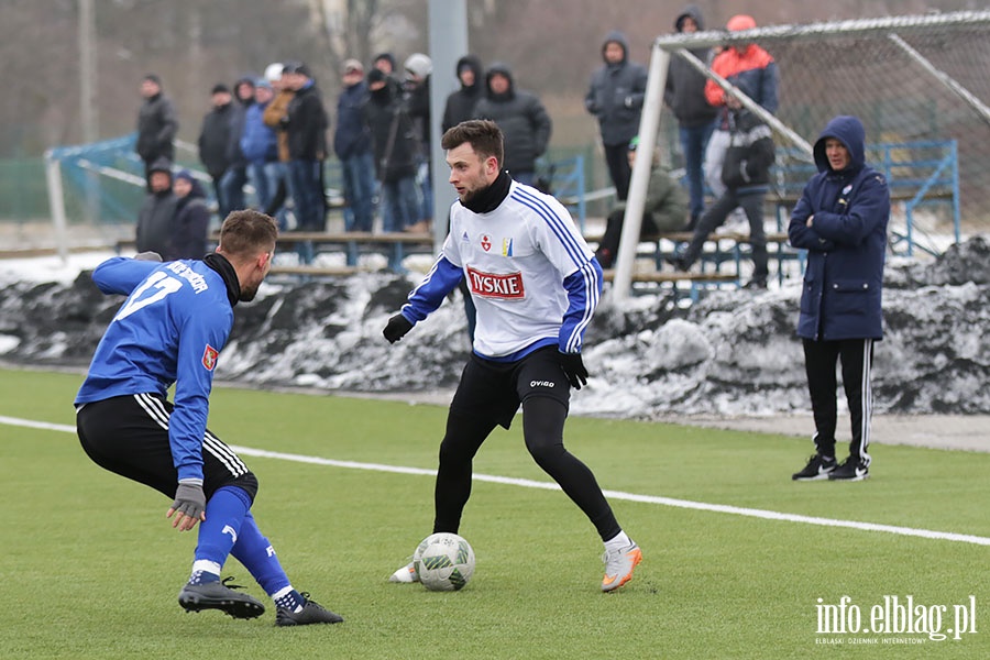 Olimpia Elblg-Sok Ostrda sparing, fot. 16