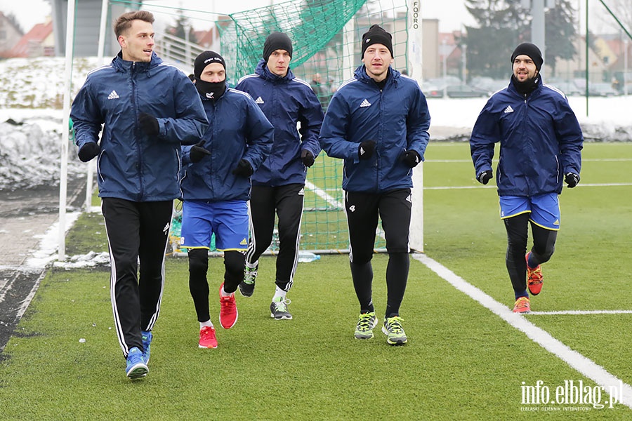 Olimpia Elblg-Sok Ostrda sparing, fot. 17