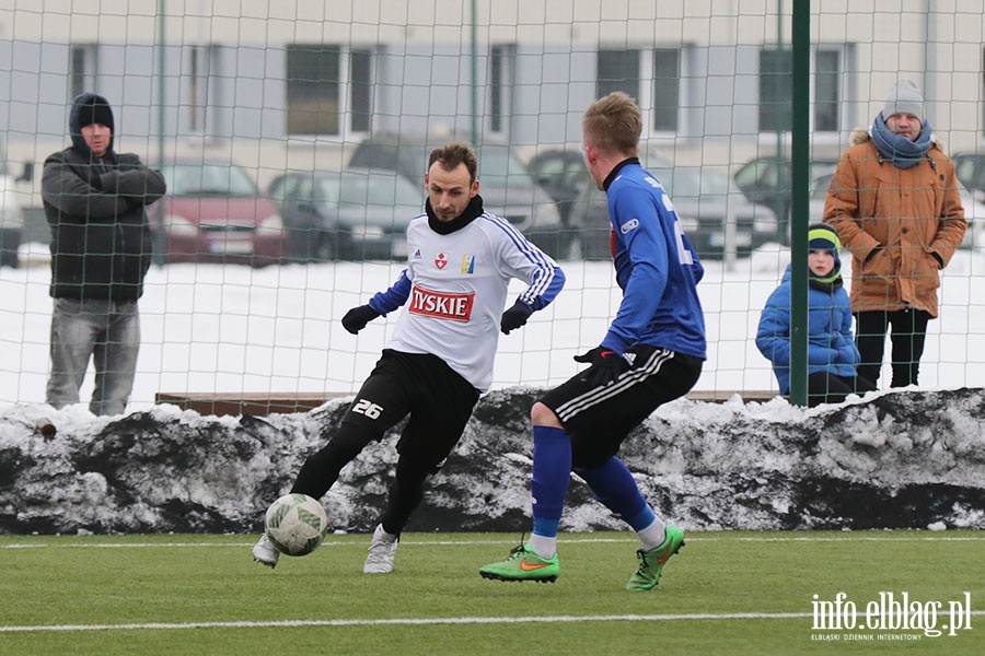 Olimpia Elblg-Sok Ostrda sparing, fot. 18