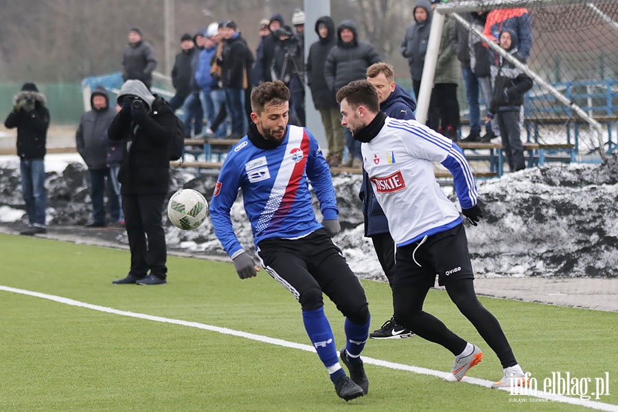 Olimpia Elblg-Sok Ostrda sparing, fot. 21