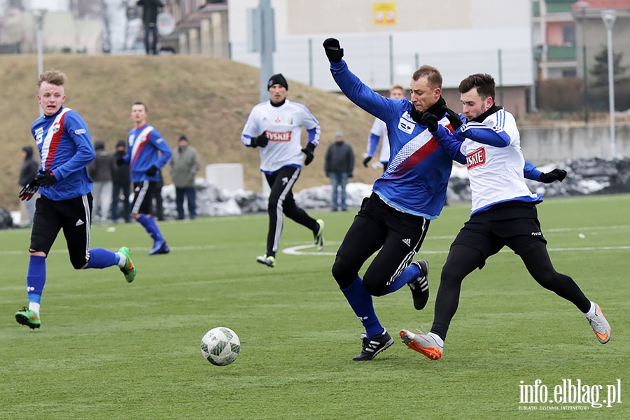 Olimpia Elblg-Sok Ostrda sparing, fot. 24