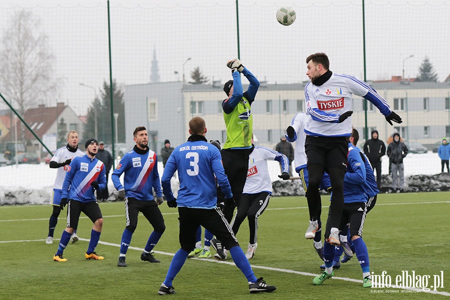 Olimpia Elblg-Sok Ostrda sparing, fot. 25