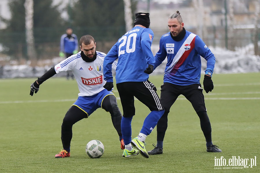 Olimpia Elblg-Sok Ostrda sparing, fot. 31