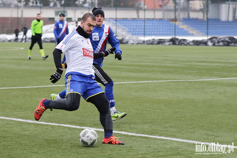 Olimpia Elblg-Sok Ostrda sparing, fot. 32