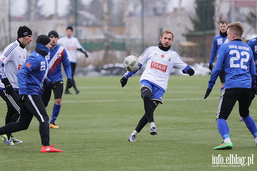 Olimpia Elblg-Sok Ostrda sparing, fot. 33