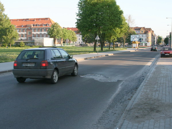 Przebudowa ulicy Mickiewicza - wiosna 2008, fot. 3