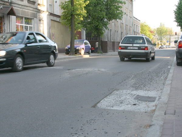 Przebudowa ulicy Mickiewicza - wiosna 2008, fot. 14