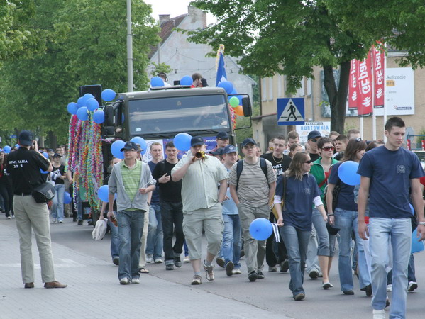 Juwenalia 2008 - Pochd studentw PWSZ i EUH-E ulicami , fot. 11