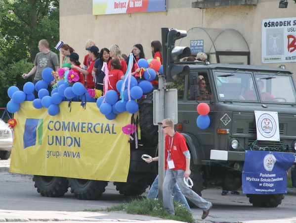 Juwenalia 2008 - Pochd studentw PWSZ i EUH-E ulicami , fot. 16