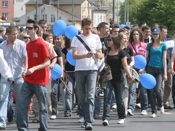 Juwenalia 2008 - Pochd studentw PWSZ i EUH-E ulicami , fot. 22