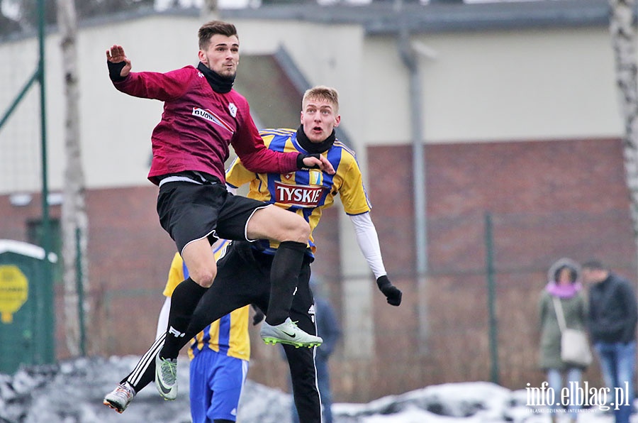 Olimpia Elblg - GKS Przodkowo sparing, fot. 12