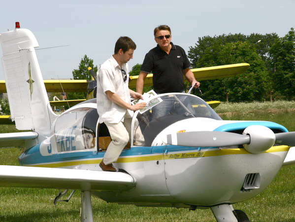 Rajd dziennikarzy i pilotw w Aeroklubie Elblskim, fot. 15