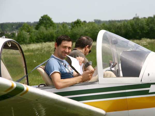 Rajd dziennikarzy i pilotw w Aeroklubie Elblskim, fot. 18