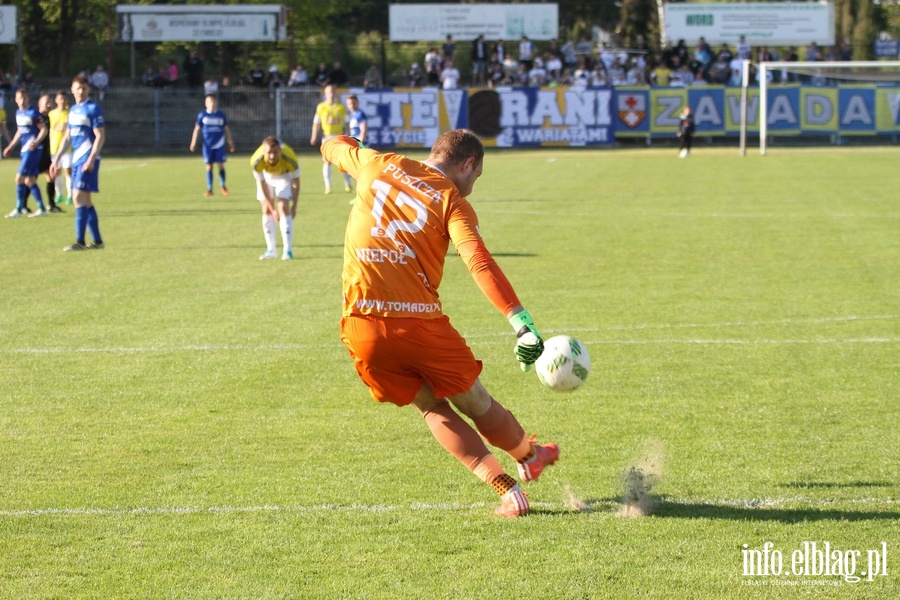 II liga: Olimpia Elblg - Puszcza Niepoomice 1:3, fot. 13