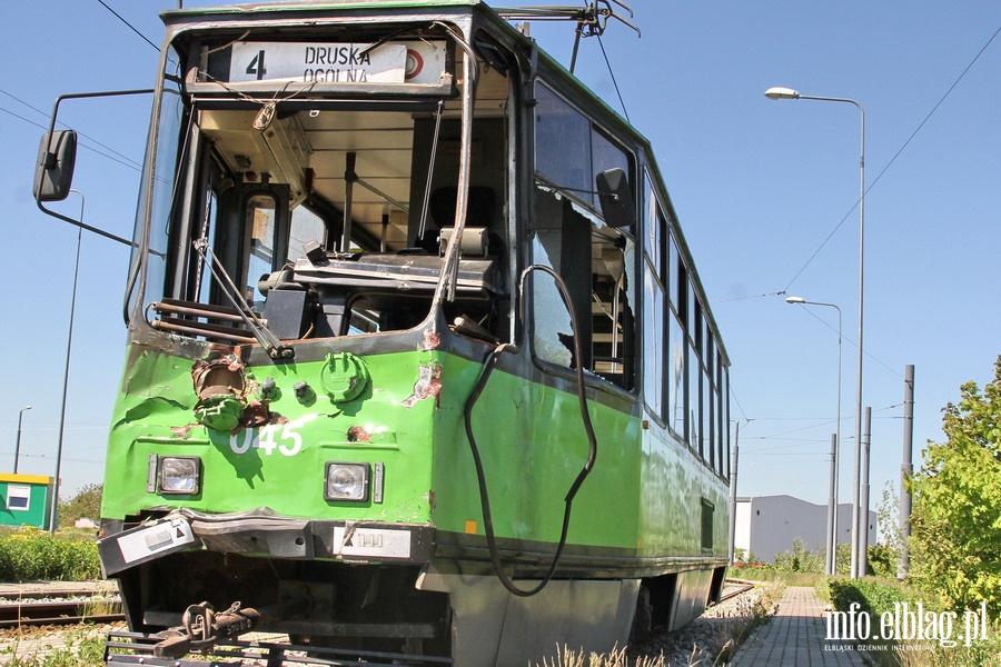 Zderzenie tramwaju z ciarwk na Grunwaldzkiej, fot. 14