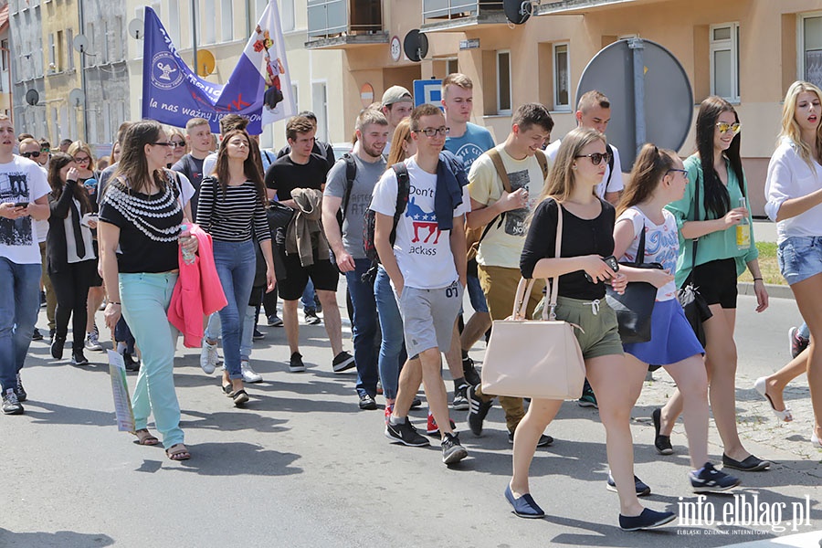 Studenci przejli miasto., fot. 45