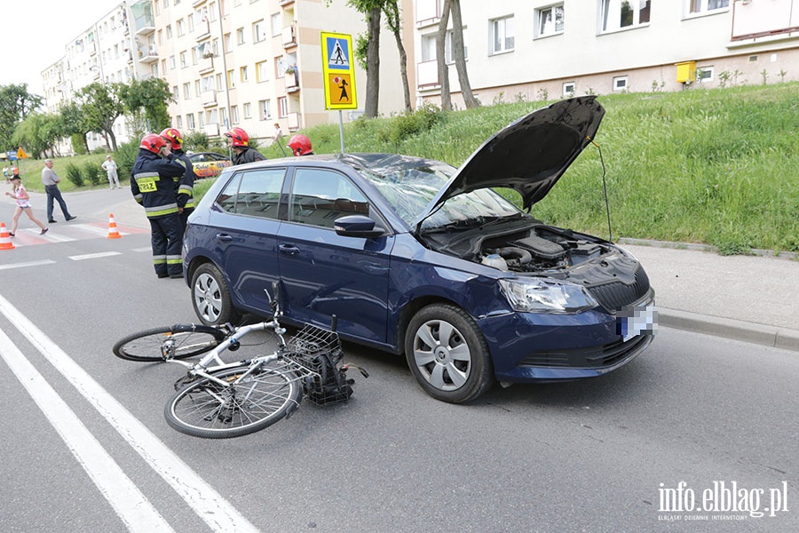 Wypadek rowerzysta Robotnicza, fot. 5
