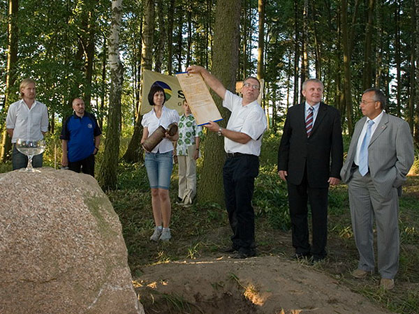 Wkopanie kamienia wgielnego pod budynek Domu Klubowego, fot. 12