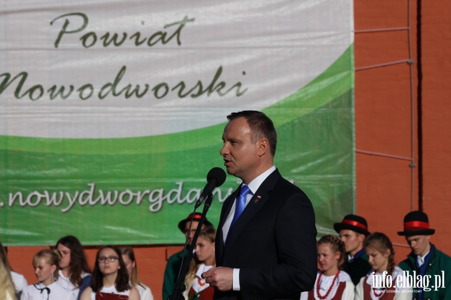  Prezydent A. Duda w Sztutowie i Nowym Dworze Gdaskim, fot. 71