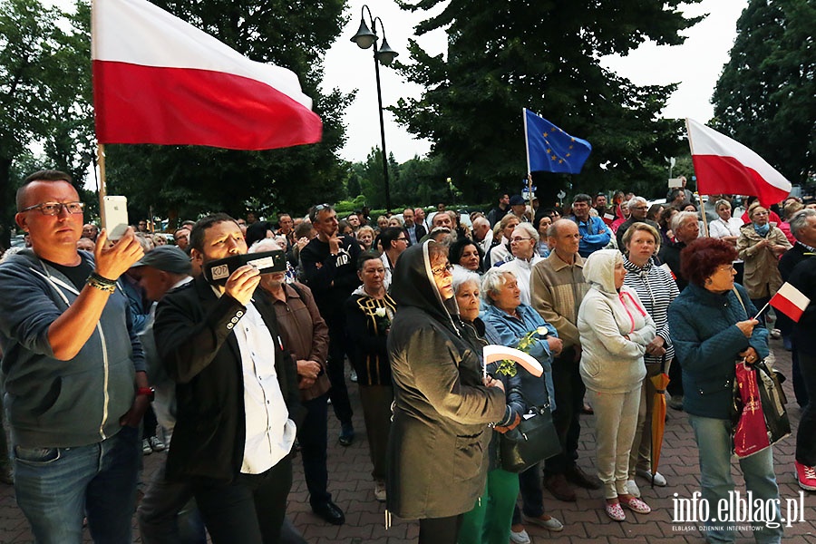 Protest elblan przed sdem, fot. 19