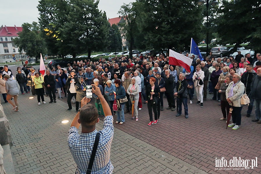 Protest elblan przed sdem, fot. 26