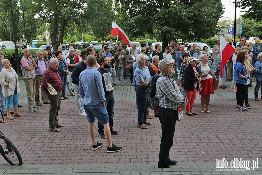 Elblanie poraz kolejny protestowali w obronie sdw., fot. 11