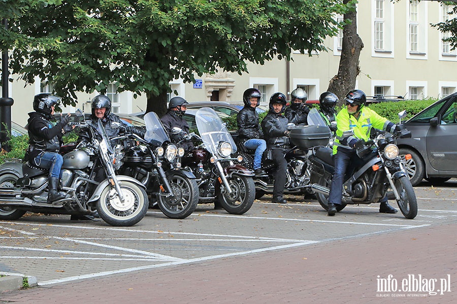 Motocyklici z Zielonej Gry przed elblskim sdem, fot. 10