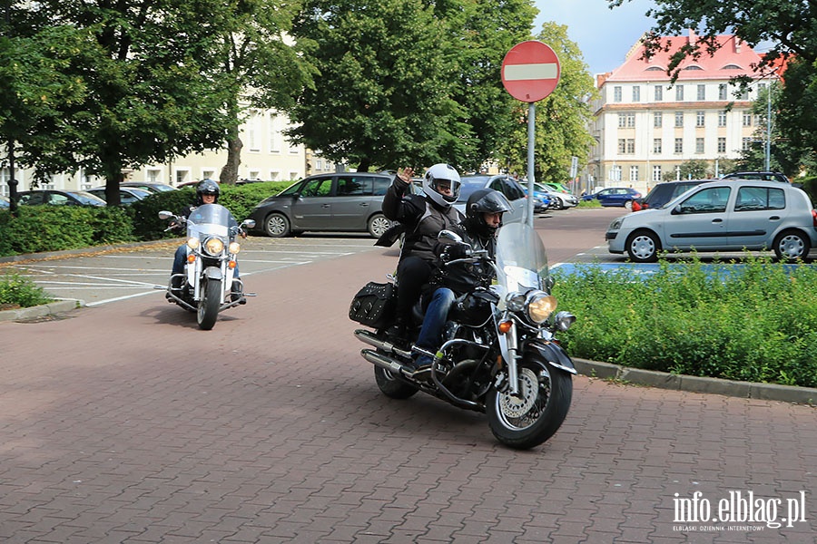 Motocyklici z Zielonej Gry przed elblskim sdem, fot. 16