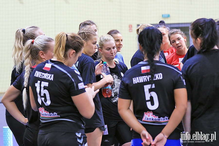 Kram Start Elblg-Korona Handball Kielce sparing, fot. 1