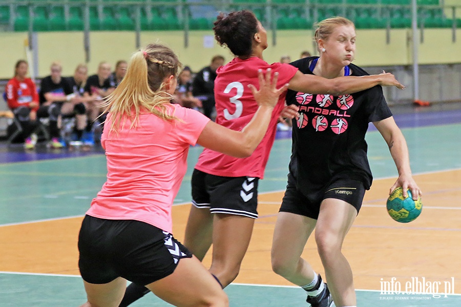 Kram Start Elblg-Korona Handball Kielce sparing, fot. 6