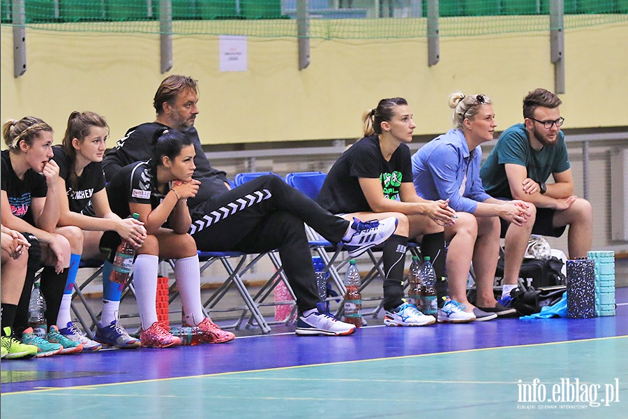 Kram Start Elblg-Korona Handball Kielce sparing, fot. 12