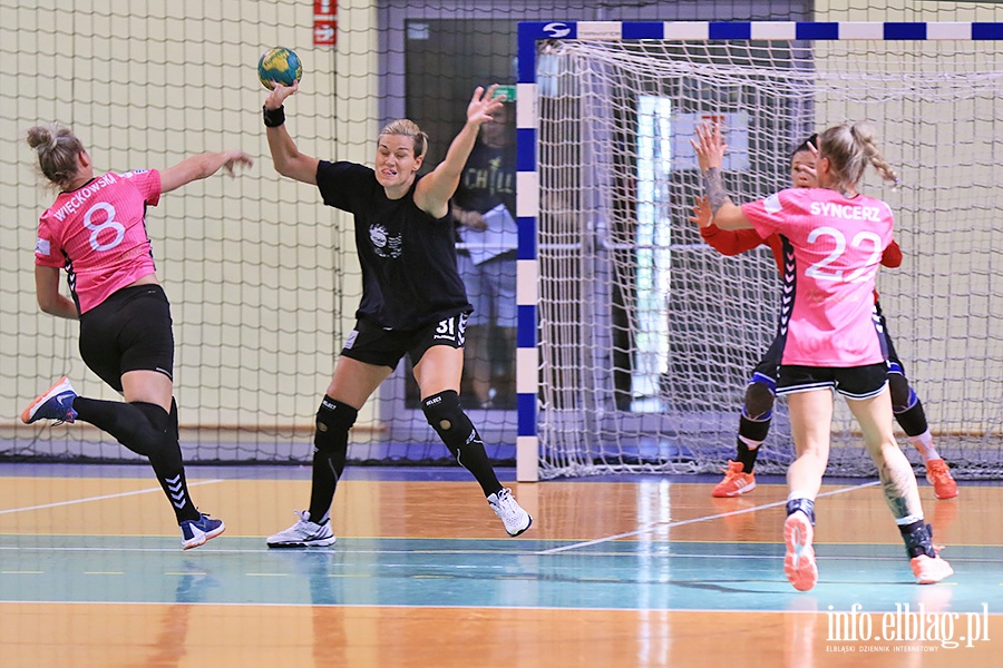 Kram Start Elblg-Korona Handball Kielce sparing, fot. 16