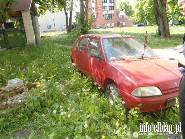 Samochody odholowane przez Stra Miejsk w Elblgu, fot. 4