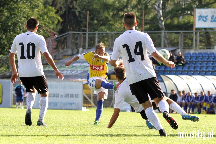 II liga: Olimpia Elblg - Gryf Wejherowo 1:3, fot. 22