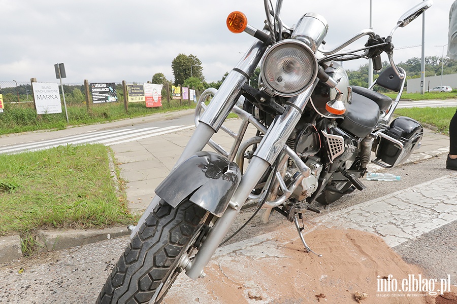 Zderzenie motocyklisty z bmw., fot. 12