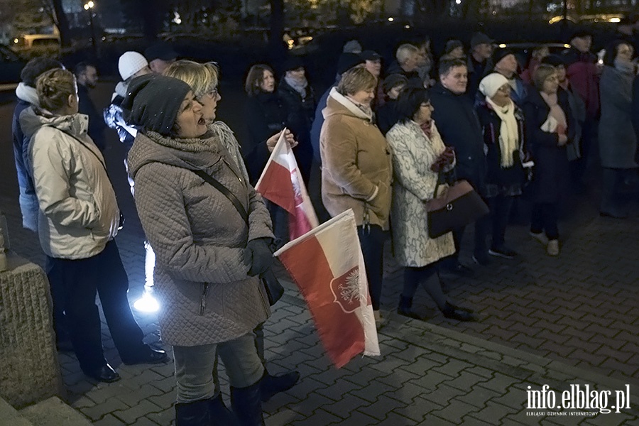 Demonstracja przed elblskim sdem., fot. 21