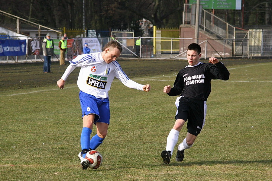 Mecz 17 kolejki III ligi: Olimpia Elblg - Sparta Augustw, fot. 24