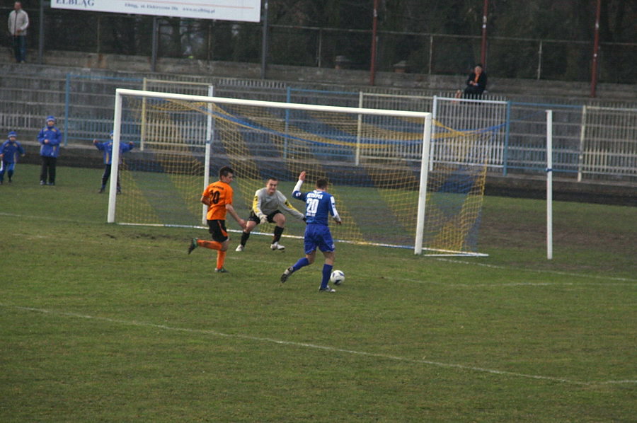 Mecz 16 kolejki III ligi: Concordia Elblg - Olimpia Elblg, fot. 26