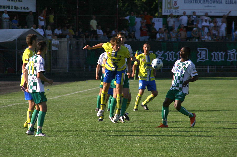 Mecz 3 kolejki II ligi Olimpia Elblg - wit Nowy Dwr Maz. 5-6, fot. 9