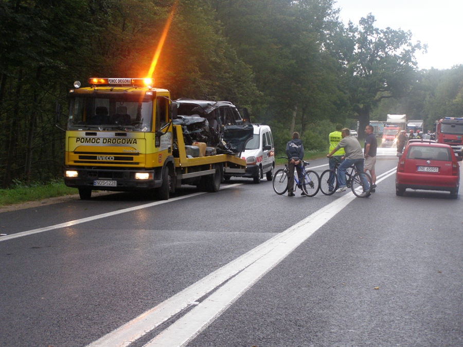 Tragiczny wypadek koo Ostrdy na , fot. 11