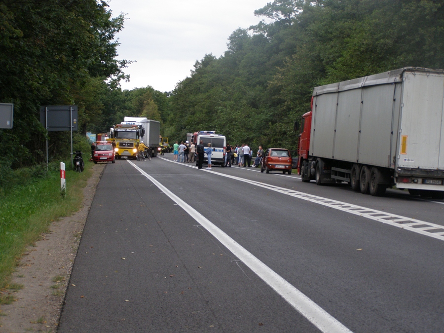 Tragiczny wypadek koo Ostrdy na , fot. 19