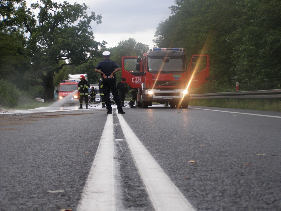 Tragiczny wypadek koo Ostrdy na , fot. 22