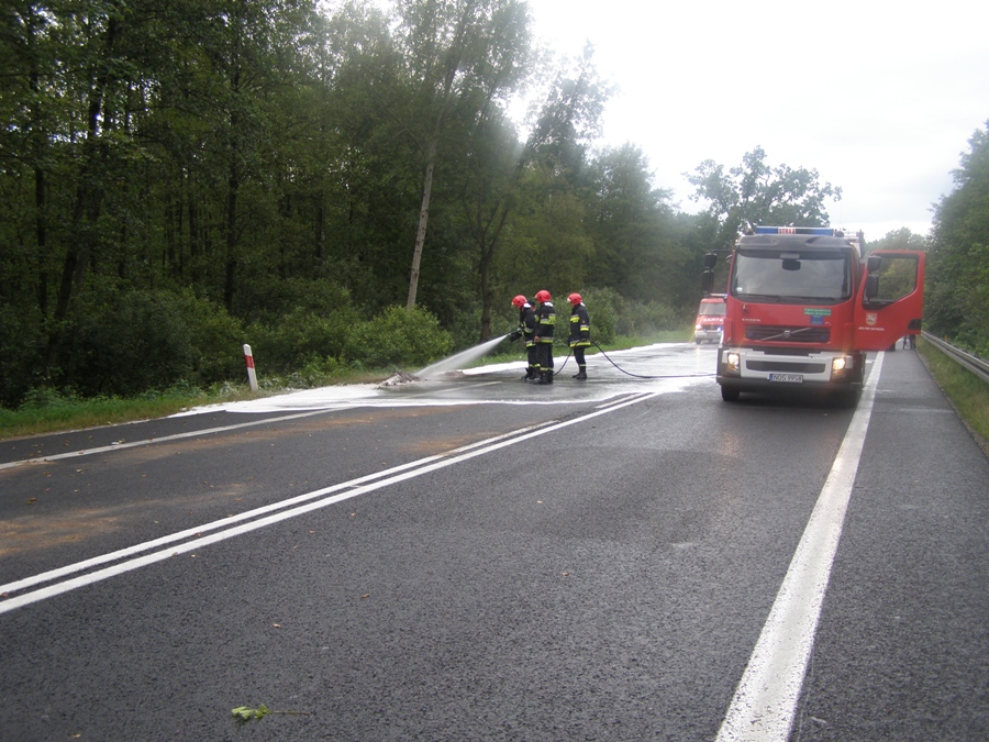 Tragiczny wypadek koo Ostrdy na , fot. 24