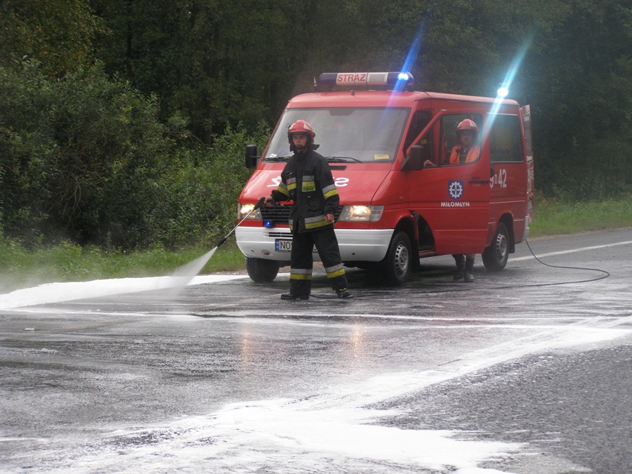 Tragiczny wypadek koo Ostrdy na , fot. 27