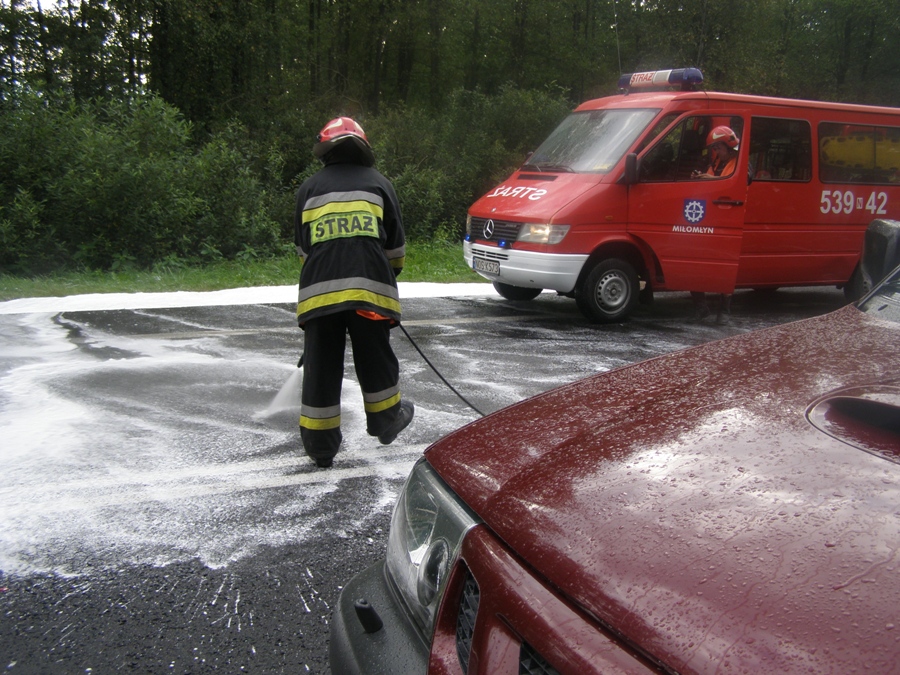 Tragiczny wypadek koo Ostrdy na , fot. 28