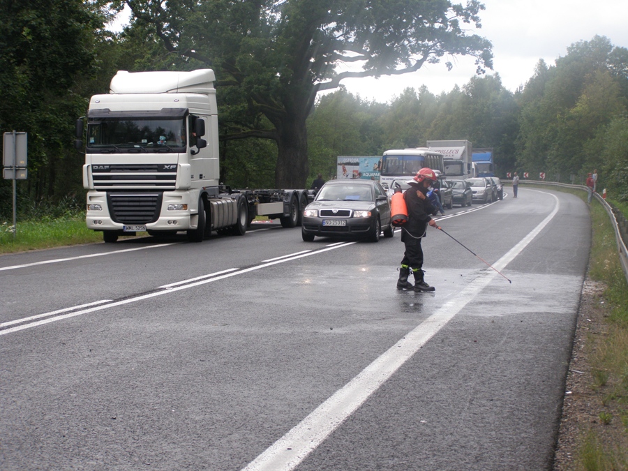 Tragiczny wypadek koo Ostrdy na , fot. 31