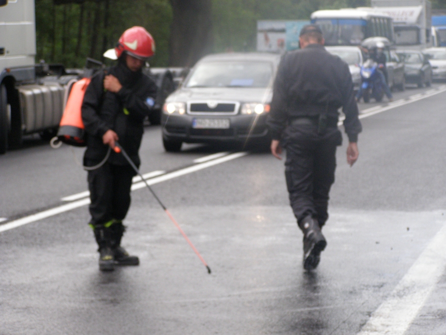 Tragiczny wypadek koo Ostrdy na , fot. 32